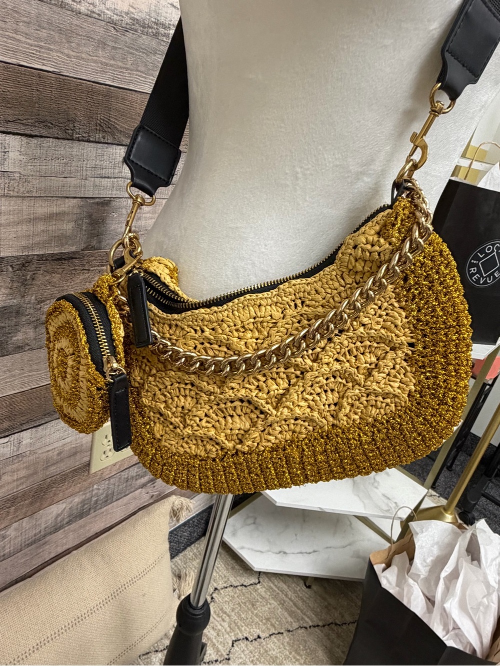 Kurt Geiger London Gold Metallic Crossbody OS - Picture 3 of 8